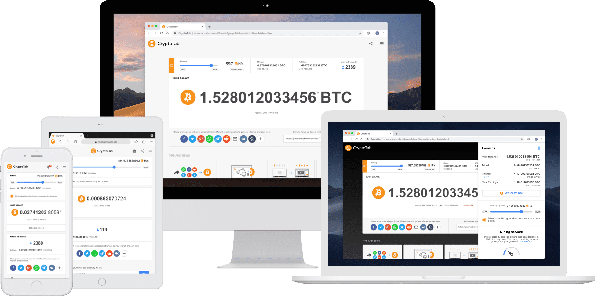 CryptoTab Browser Easy Way For Bitcoin Mining