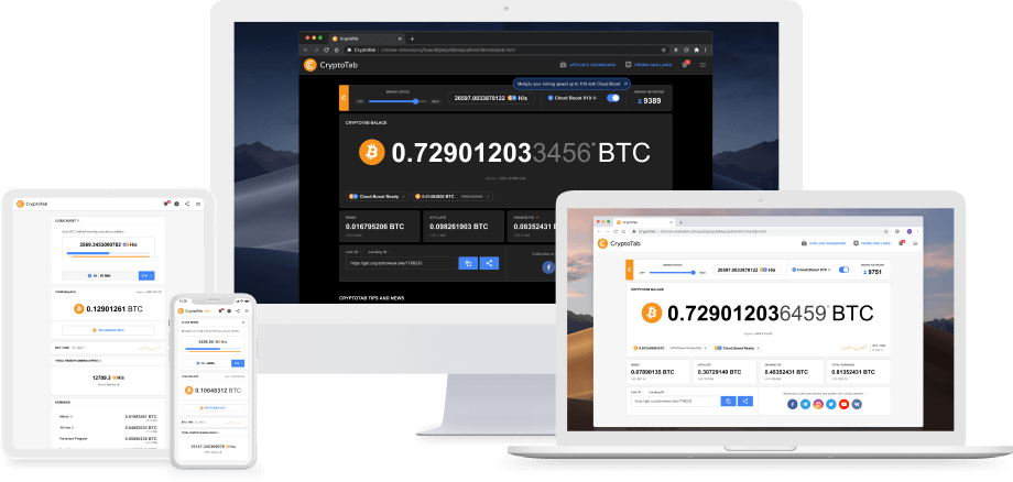 CryptoTab Browser - Easy way for Bitcoin Mining